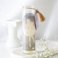 Selene Goddess Tube Candle with Amethyst Crystals | Inspired Creative Gifts | UK Supplier