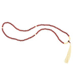Self Confidence Rosewood & Yellow Jasper Mallah Necklace | Inspired Creative Gifts | UK Supplier