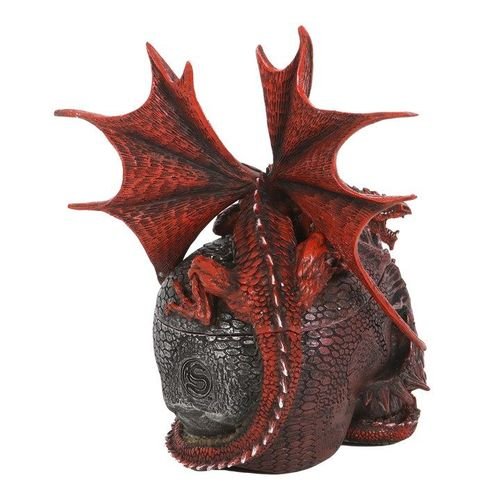 Serpent Infection Lidded Skull Ornament by Spiral Direct | Inspired Creative Gifts | UK Supplier