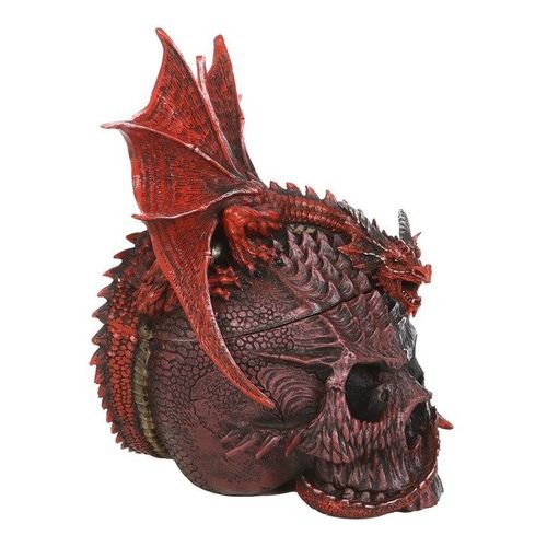 Serpent Infection Lidded Skull Ornament by Spiral Direct | Inspired Creative Gifts | UK Supplier