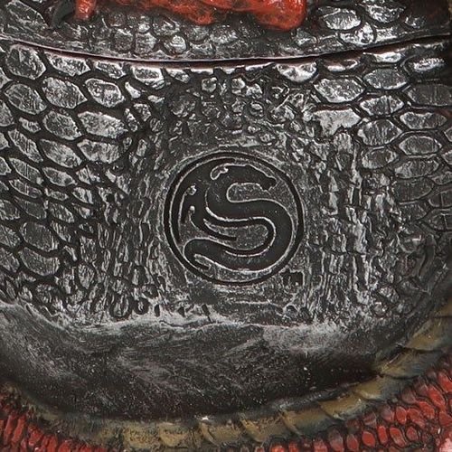 Serpent Infection Lidded Skull Ornament by Spiral Direct | Inspired Creative Gifts | UK Supplier