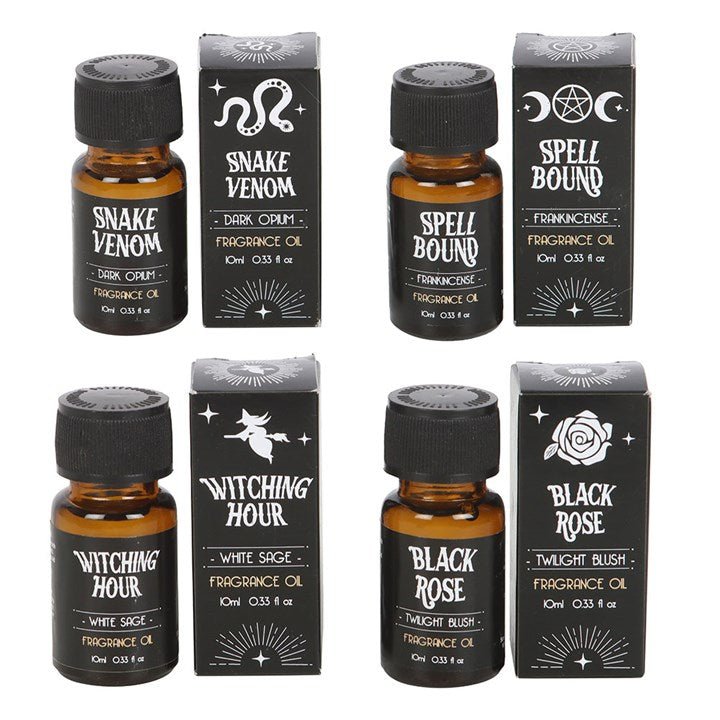 Set of 12 Midnight Rituals Fragrance Oils in Display | Inspired Creative Gifts | UK Supplier