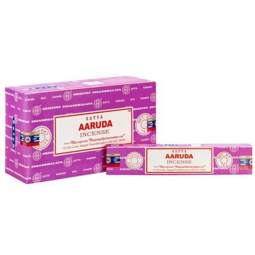 Set of 12 Packets of Aaruda Incense Sticks by Satya | Inspired Creative Gifts | UK Supplier