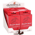 Set of 12 Packets of Elements Dragon's Blood Incense Cones | Inspired Creative Gifts | UK Supplier