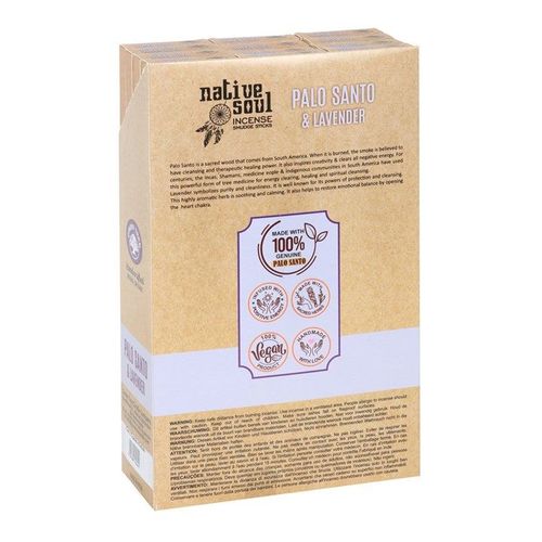 Set of 12 Palo Santo & Lavender Smudge Incense Sticks | Inspired Creative Gifts | UK Supplier