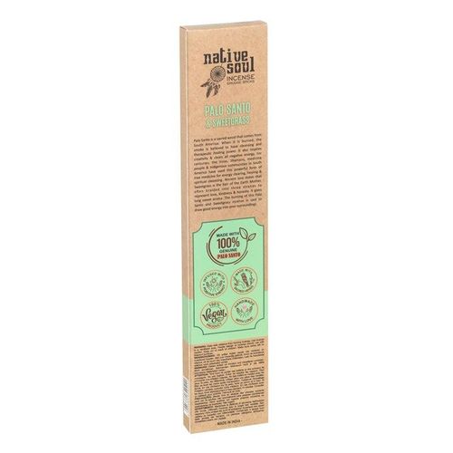 Set of 12 Palo Santo & Sweet Grass Smudge Incense Sticks | Inspired Creative Gifts | UK Supplier