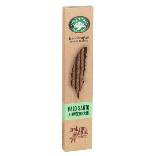 Set of 12 Palo Santo & Sweet Grass Smudge Incense Sticks | Inspired Creative Gifts | UK Supplier