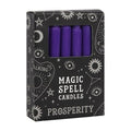 Set of 12 Purple 'Prosperity' Spell Candles | Inspired Creative Gifts | UK Supplier