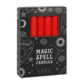 Set of 12 Red 'Love' Spell Candles | Inspired Creative Gifts | UK Supplier