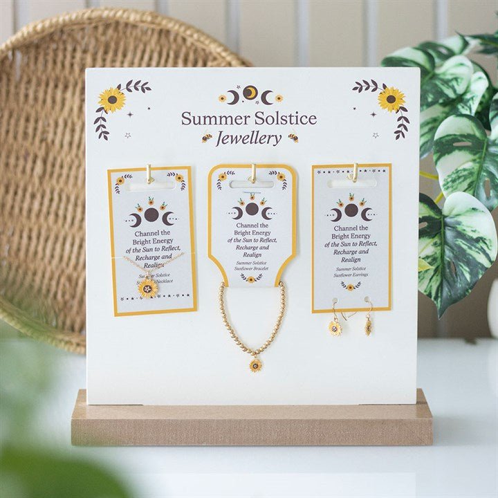 Set of 18 Summer Solstice Jewellery Pieces on Display | Inspired Creative Gifts | UK Supplier