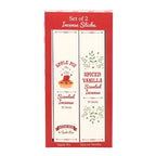 Set of 2 Apple Pie and Spiced Vanilla Incense Stick Packs | Inspired Creative Gifts | UK Supplier
