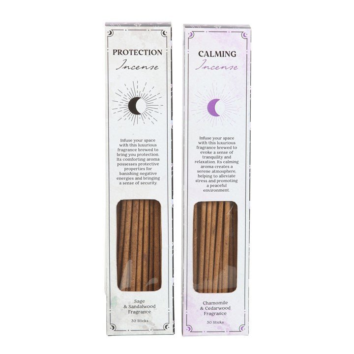 Set of 2 Calming & Protection Incense Stick Sets | Inspired Creative Gifts | UK Supplier