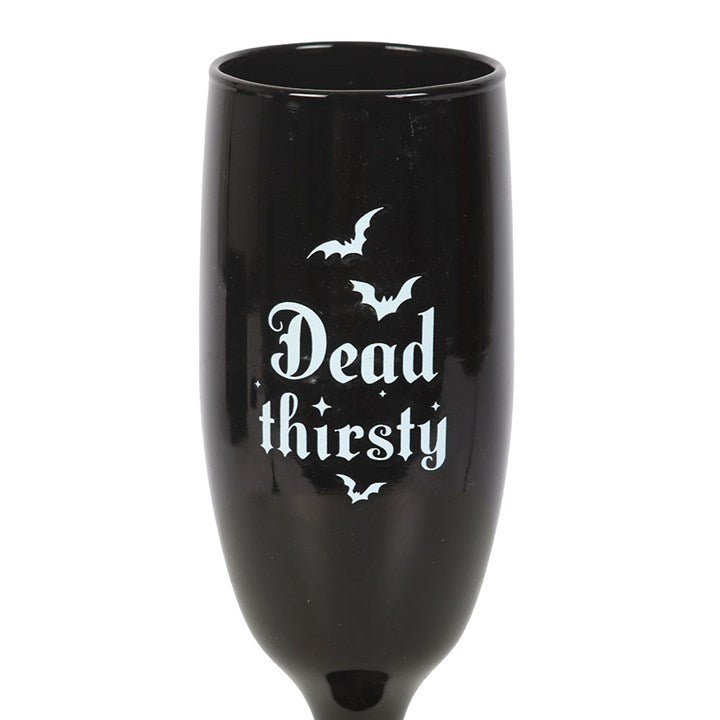 Set of 2 Dead Thirsty Champagne Flutes | Inspired Creative Gifts | UK Supplier