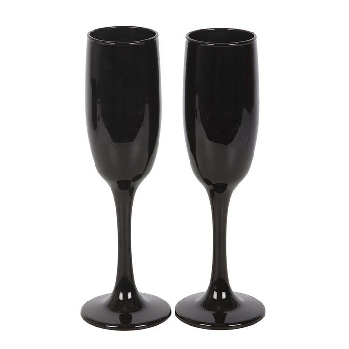 Set of 2 Dead Thirsty Champagne Flutes | Inspired Creative Gifts | UK Supplier