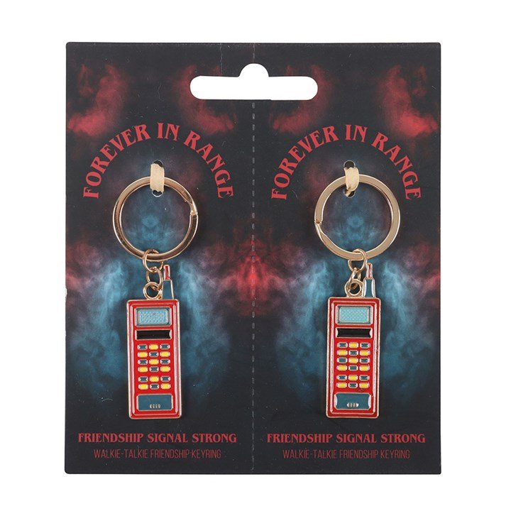 Set of 2 Friendship Walkie Talkie Keyrings | Inspired Creative Gifts | UK Supplier