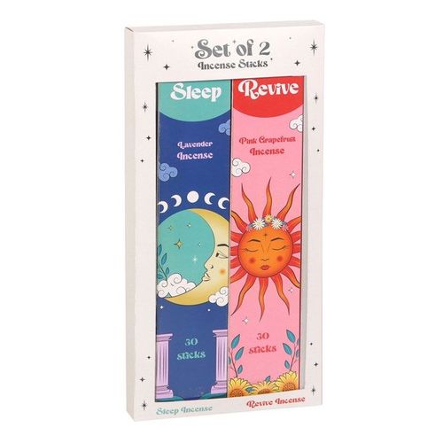Set of 2 Sleep & Revive Incense Stick Sets | Inspired Creative Gifts | UK Supplier