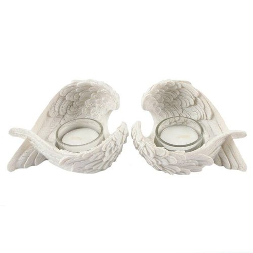 Set of 2 Winged Candle Holders | Inspired Creative Gifts | UK Supplier