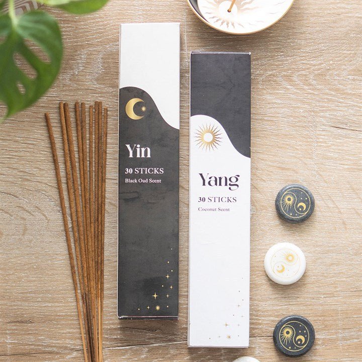 Set of 2 Yin Yang Incense Stick Packs | Inspired Creative Gifts | UK Supplier