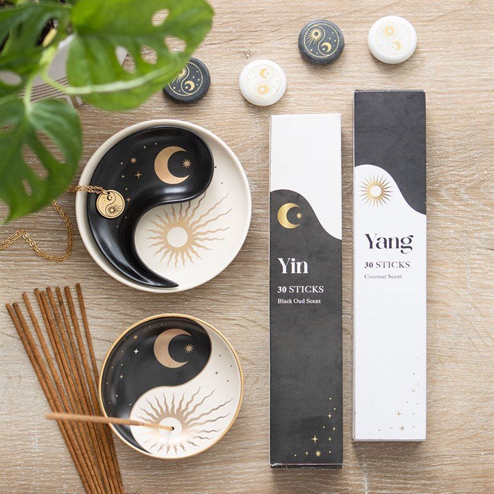 Set of 2 Yin Yang Incense Stick Packs | Inspired Creative Gifts | UK Supplier