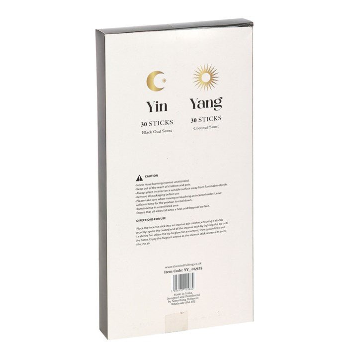 Set of 2 Yin Yang Incense Stick Packs | Inspired Creative Gifts | UK Supplier