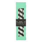 Set of 3 Black Candy Cane Taper Candles | Inspired Creative Gifts | UK Supplier