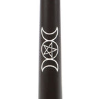 Set of 3 Black Magic Triple Moon Taper Candles | Inspired Creative Gifts | UK Supplier