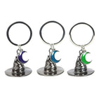Set of 3 Coven Sisters Witch Hat Keyrings | Inspired Creative Gifts | UK Supplier