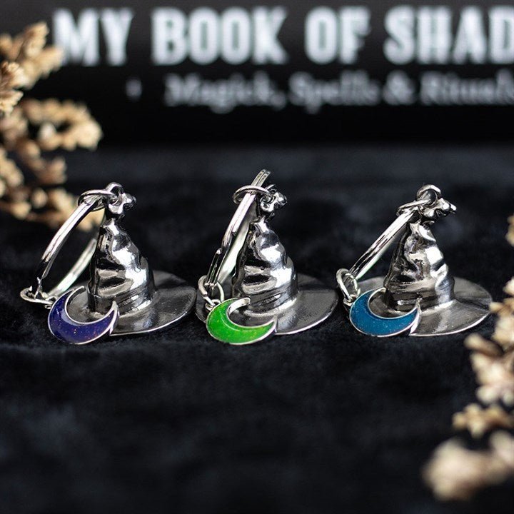 Set of 3 Coven Sisters Witch Hat Keyrings | Inspired Creative Gifts
