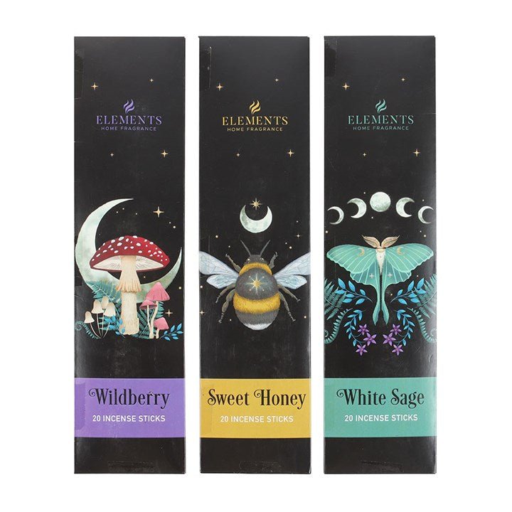 Set of 3 Dark Forest Incense Stick Packs | Inspired Creative Gifts | UK Supplier