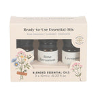 Set of 3 Floral Blended Essential Oils | Inspired Creative Gifts | UK Supplier