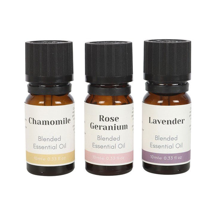 Set of 3 Floral Blended Essential Oils | Inspired Creative Gifts | UK Supplier