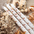 Set of 3 Harvest Moon Taper Candles | Inspired Creative Gifts | UK Supplier