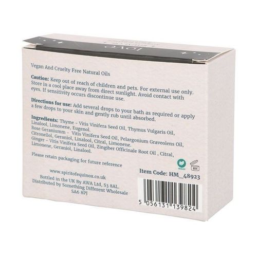 Set of 3 Love Ritual Blended Essential Oils | Inspired Creative Gifts | UK Supplier