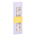Set of 3 Purple Daisy Taper Candles | Inspired Creative Gifts | UK Supplier
