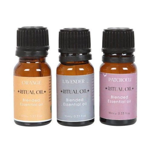 Set of 3 Stress Less Ritual Blended Essential Oils | Inspired Creative Gifts | UK Supplier