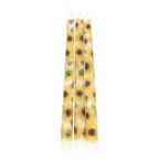 Set of 3 Sunflower Taper Candles | Inspired Creative Gifts | UK Supplier