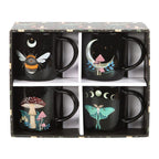 Set of 4 Dark Forest Mugs | Inspired Creative Gifts | UK Supplier