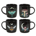 Set of 4 Dark Forest Mugs | Inspired Creative Gifts | UK Supplier