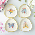 Set of 4 Floral Bug Trinket Dishes | Inspired Creative Gifts | UK Supplier