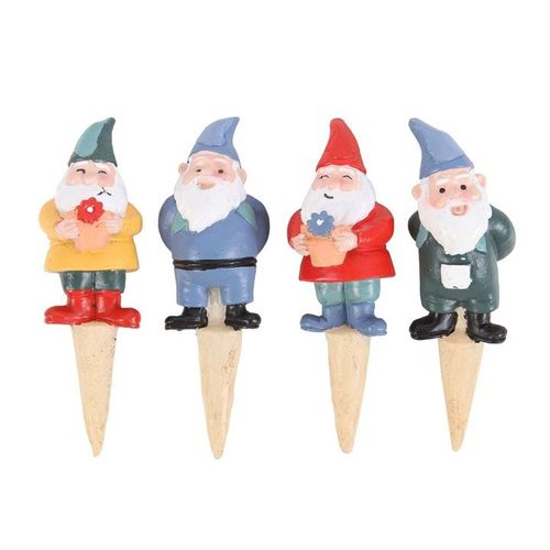 Set of 4 Mini Gnome Plant Pot Pals | Inspired Creative Gifts | UK Supplier
