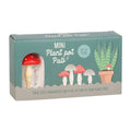 Set of 4 Mini Mushroom Plant Pot Pals | Inspired Creative Gifts | UK Supplier
