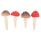 Set of 4 Mini Mushroom Plant Pot Pals | Inspired Creative Gifts | UK Supplier