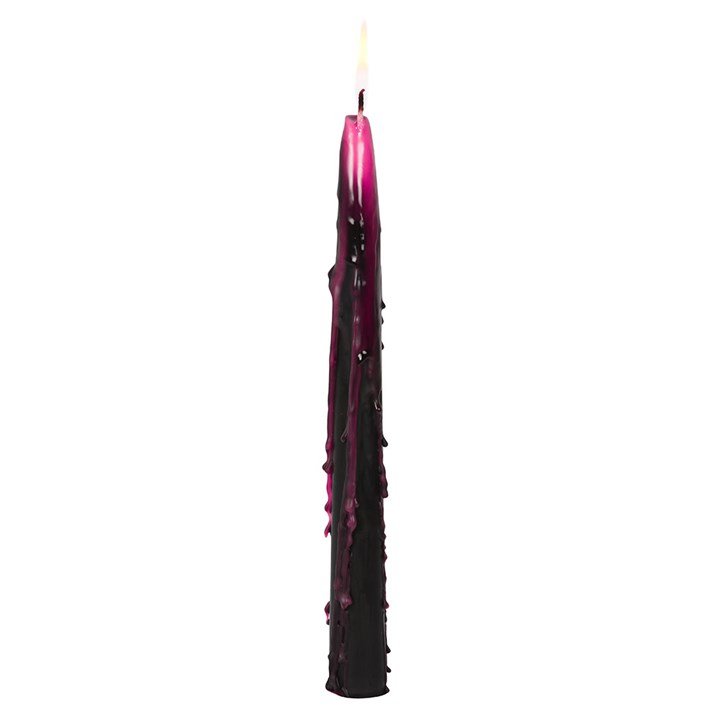 Set of 4 Pink Vampire Tears Taper Candles | Inspired Creative Gifts | UK Supplier