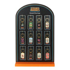 Set of 48 Enamel Keyrings by Steven Rhodes on Display | Inspired Creative Gifts | UK Supplier