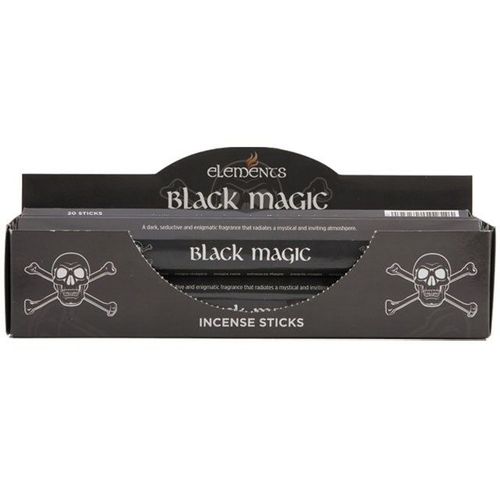 Set of 6 Packets of Elements Black Magic Incense Sticks | Inspired Creative Gifts | UK Supplier