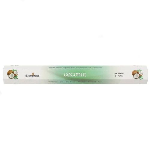 Set of 6 Packets of Elements Coconut Incense Sticks | Inspired Creative Gifts | UK Supplier