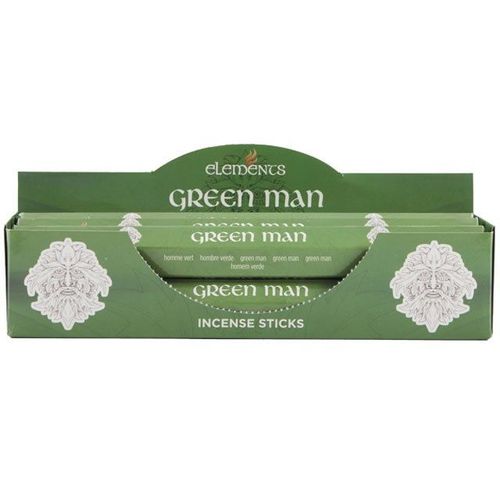 Set of 6 Packets of Elements Green Man Incense Sticks | Inspired Creative Gifts | UK Supplier