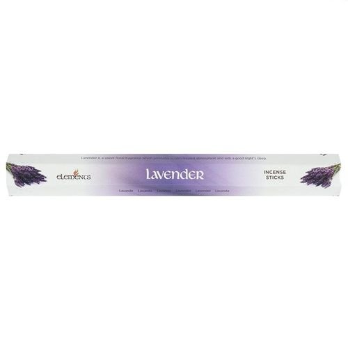 Set of 6 Packets of Elements Lavender Incense Sticks | Inspired Creative Gifts | UK Supplier