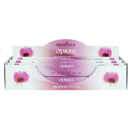 Set of 6 Packets of Elements Opium Incense Sticks | Inspired Creative Gifts | UK Supplier