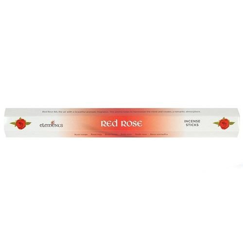 Set of 6 Packets of Elements Red Rose Incense Sticks | Inspired Creative Gifts | UK Supplier